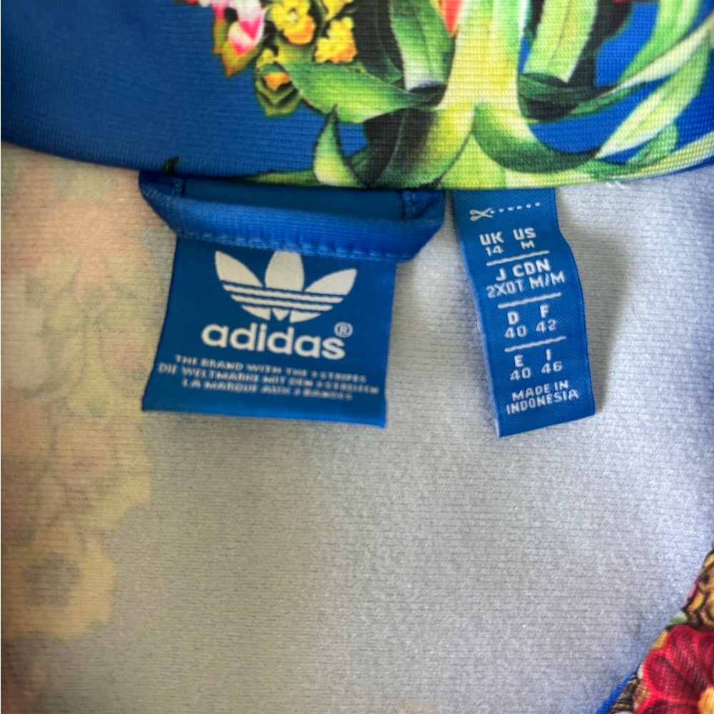 Rare Adidas x Farm Rio Floral Pineapple Track Jacket - Picture 6 of 9